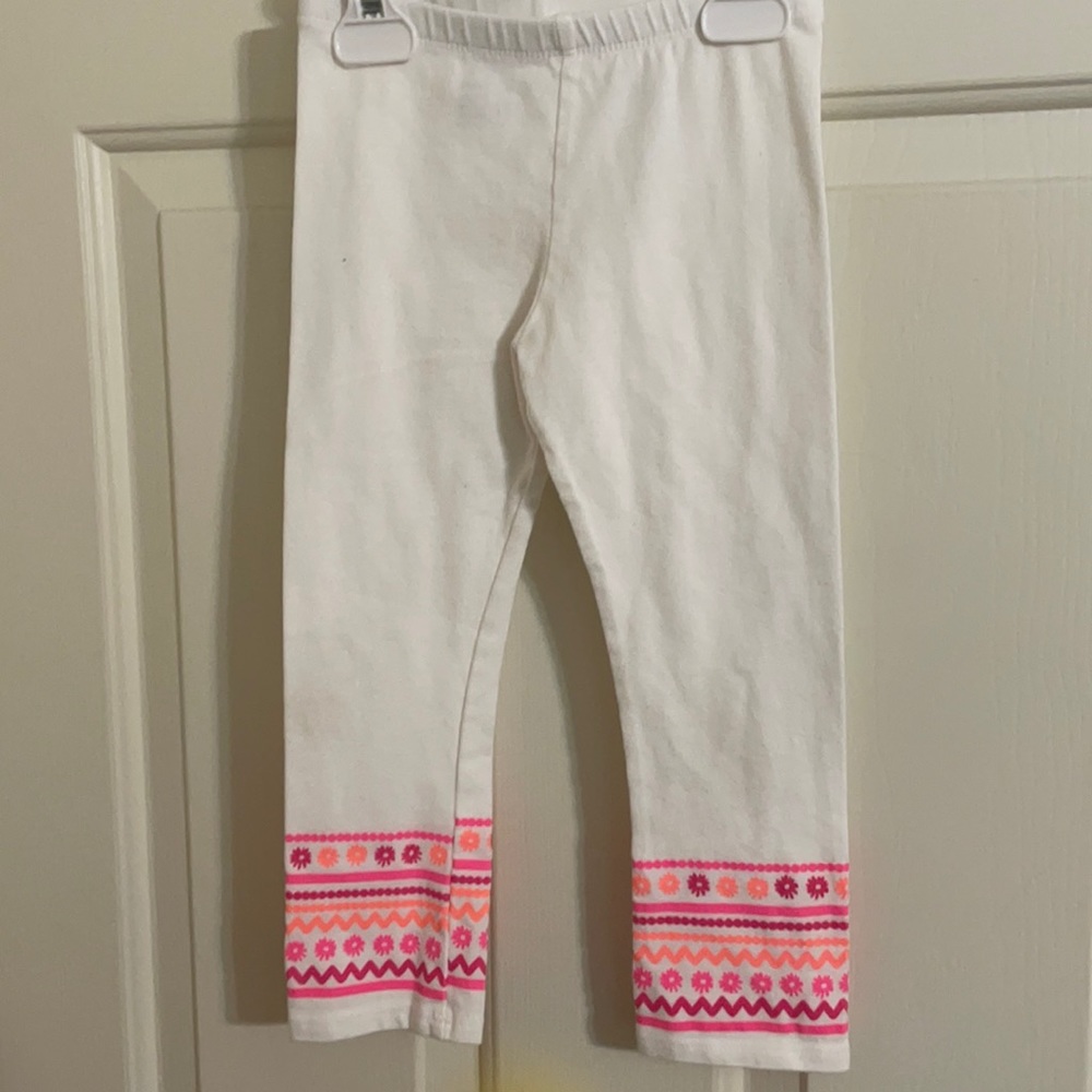 Little Girl Circo White Capri Legging, Size 5T